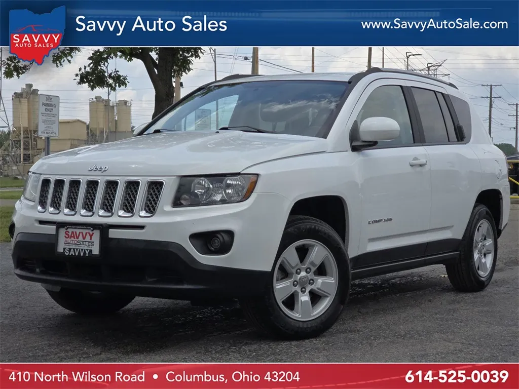 White 2017 Jeep Compass Latitude for sale in Columbus, OH