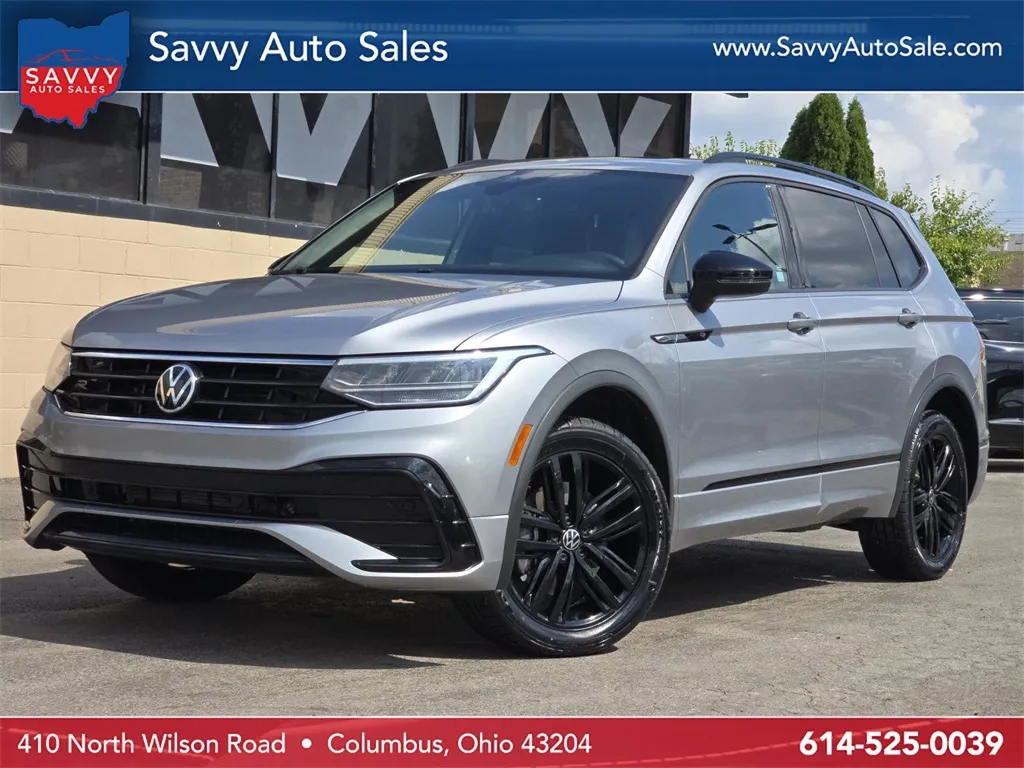 Silver 2022 Volkswagen Tiguan 2.0T SE R-Line Black for sale in Columbus, OH
