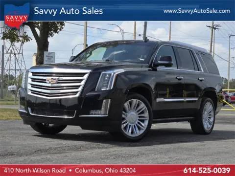 Black 2016 Cadillac Escalade Platinum Edition for sale in Columbus, OH