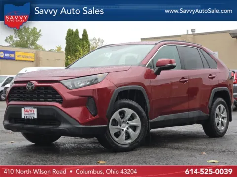 Red 2019 Toyota RAV4 LE for sale in Columbus, OH