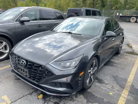 Gray 2021 Hyundai Sonata SEL Plus for sale in Columbus, OH