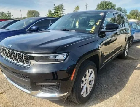 Black 2021 Jeep Grand Cherokee L Limited for sale in Columbus, OH