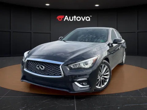 Black 2023 INFINITI Q50 LUXE for sale in Madison Heights, VA