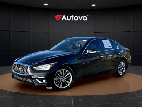 Black 2023 INFINITI Q50 LUXE for sale in Madison Heights, VA