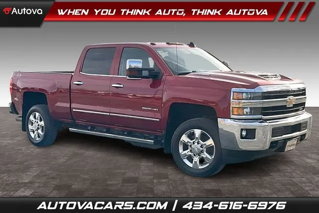 Red 2019 Chevrolet Silverado 2500HD LTZ for sale in Madison Heights, VA