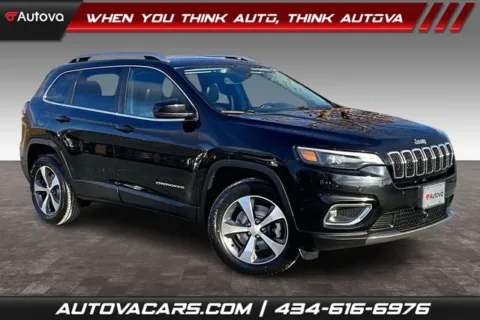 Black 2021 Jeep Cherokee Limited for sale in Madison Heights, VA