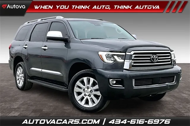 Gray 2019 Toyota Sequoia Platinum for sale in Madison Heights, VA