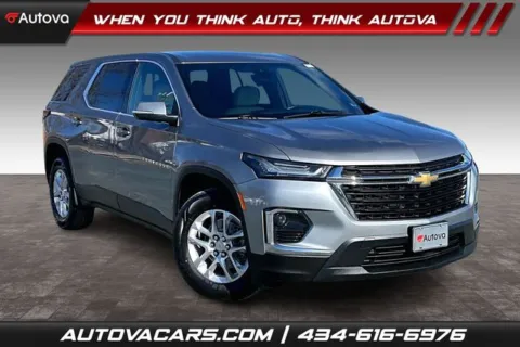 Gray 2023 Chevrolet Traverse LS for sale in Madison Heights, VA