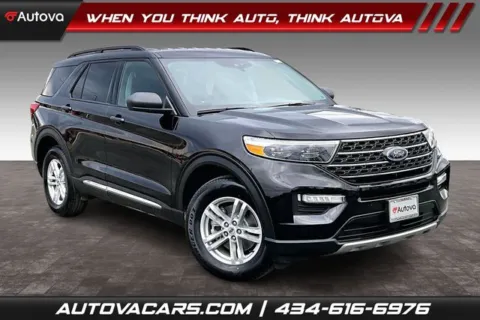 Black 2022 Ford Explorer XLT for sale in Madison Heights, VA