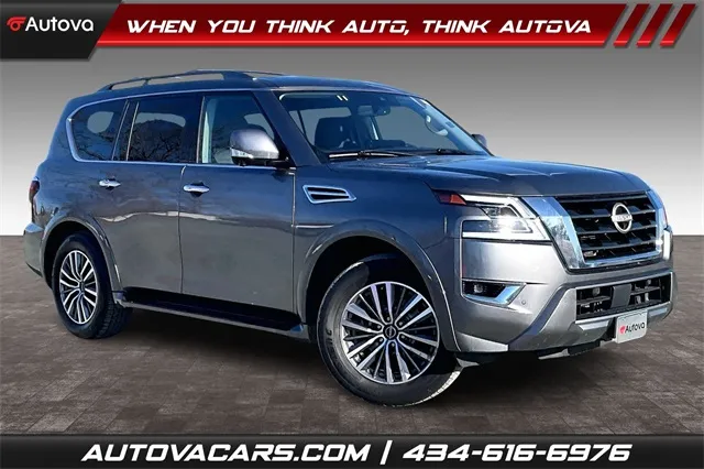 Gray 2023 Nissan Armada SL for sale in Madison Heights, VA