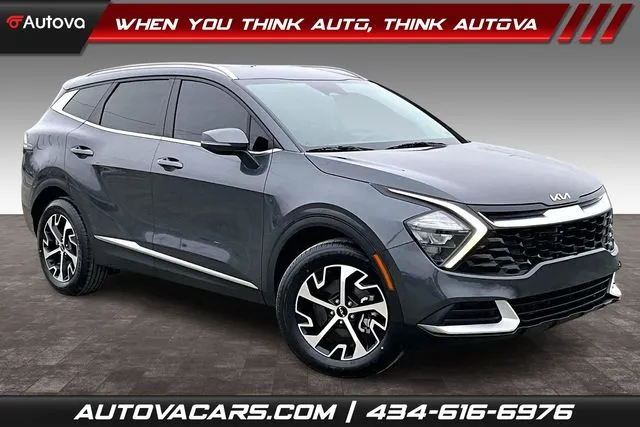 Gray 2023 Kia Sportage Hybrid EX for sale in Madison Heights, VA
