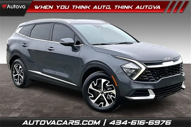 Gray 2023 Kia Sportage Hybrid EX for sale in Madison Heights, VA