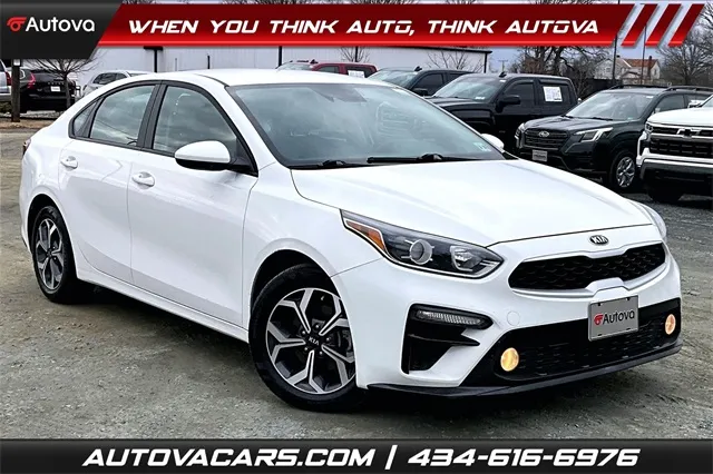 White 2020 Kia Forte LXS for sale in Madison Heights, VA