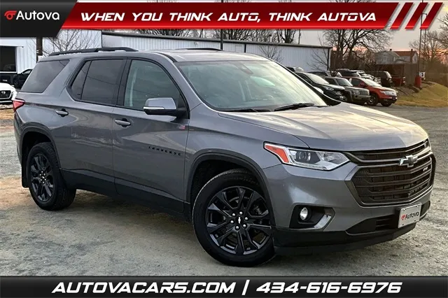 Gray 2021 Chevrolet Traverse RS for sale in Madison Heights, VA