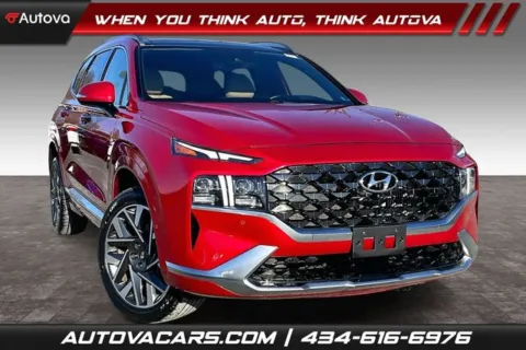 Red 2021 Hyundai Santa Fe Calligraphy for sale in Madison Heights, VA