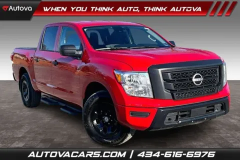 Red 2023 Nissan Titan S for sale in Madison Heights, VA