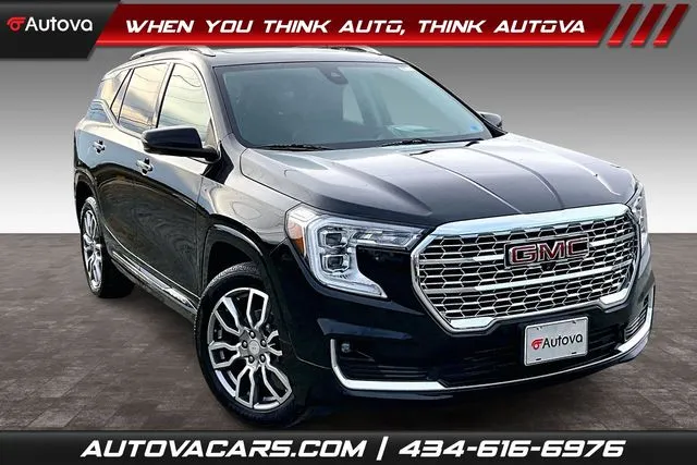 Black 2022 GMC Terrain Denali for sale in Madison Heights, VA