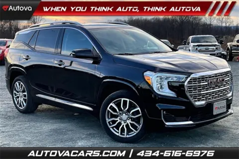 Black 2022 GMC Terrain Denali for sale in Madison Heights, VA