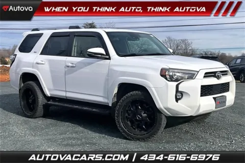 White 2021 Toyota 4Runner SR5 Premium for sale in Madison Heights, VA