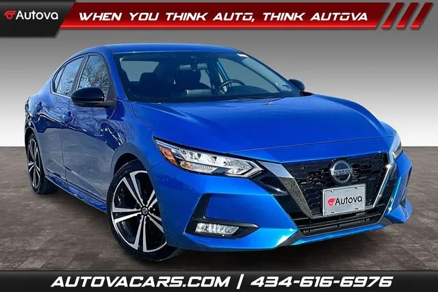 Blue 2021 Nissan Sentra SR for sale in Madison Heights, VA