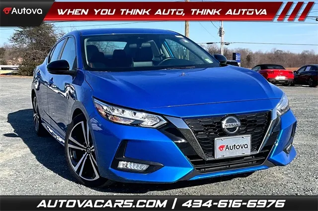 Blue 2021 Nissan Sentra SR for sale in Madison Heights, VA