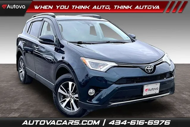 Black 2018 Toyota RAV4 XLE for sale in Madison Heights, VA