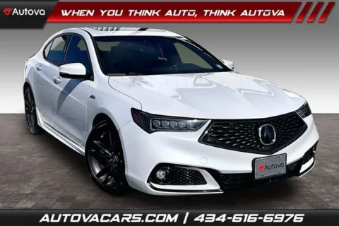 White 2020 Acura TLX 2.4L A-Spec Pkg for sale in Madison Heights, VA