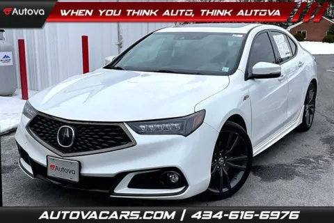 White 2020 Acura TLX 2.4L A-Spec Pkg for sale in Madison Heights, VA