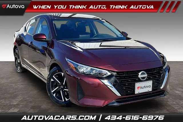 Red 2025 Nissan Sentra SV for sale in Madison Heights, VA