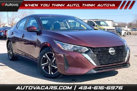 Red 2025 Nissan Sentra SV for sale in Madison Heights, VA