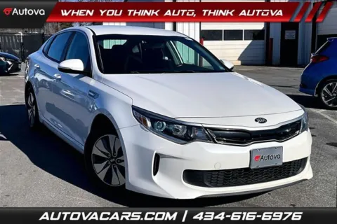 White 2017 Kia Optima Hybrid for sale in Madison Heights, VA
