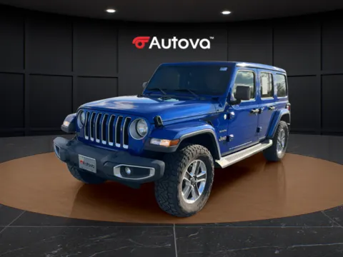 Blue 2018 Jeep Wrangler Unlimited Sahara for sale in Madison Heights, VA