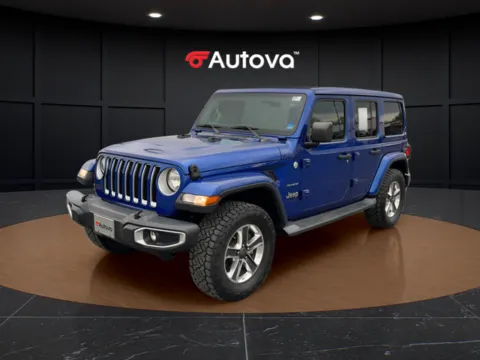 Blue 2018 Jeep Wrangler Unlimited Sahara for sale in Madison Heights, VA