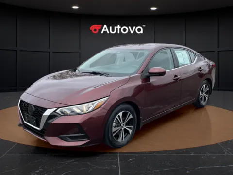 Red 2022 Nissan Sentra SV for sale in Madison Heights, VA