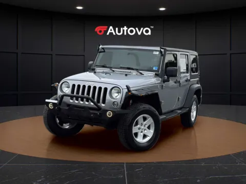 Silver 2015 Jeep Wrangler Unlimited Sport for sale in Madison Heights, VA