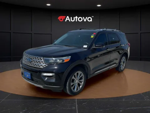 Black 2021 Ford Explorer Limited for sale in Madison Heights, VA