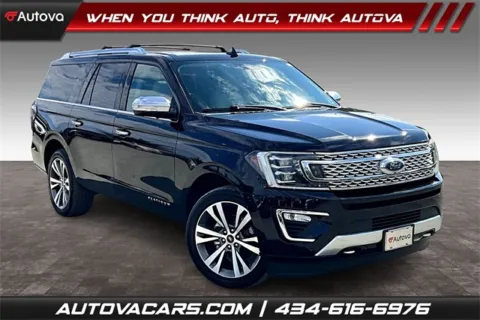 Black 2020 Ford Expedition Max Platinum for sale in Madison Heights, VA