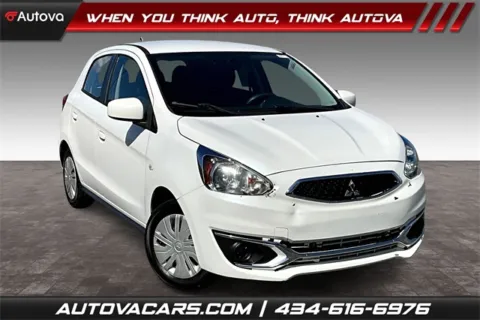 White 2019 Mitsubishi Mirage ES for sale in Madison Heights, VA