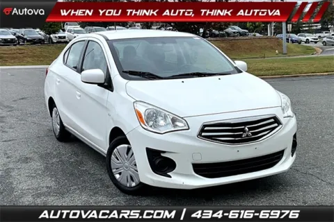 White 2019 Mitsubishi Mirage G4 ES for sale in Madison Heights, VA