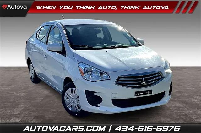 White 2019 Mitsubishi Mirage G4 ES for sale in Madison Heights, VA