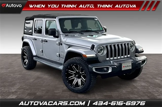 Silver 2018 Jeep Wrangler Unlimited Sahara for sale in Madison Heights, VA