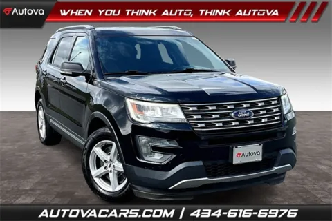 Black 2016 Ford Explorer XLT for sale in Madison Heights, VA