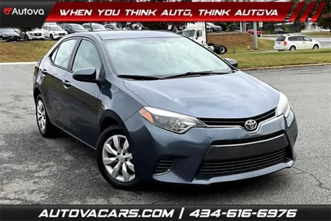 Blue 2015 Toyota Corolla LE for sale in Madison Heights, VA