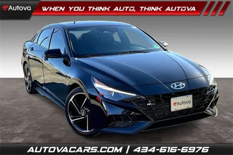 Black 2022 Hyundai Elantra N Line for sale in Madison Heights, VA