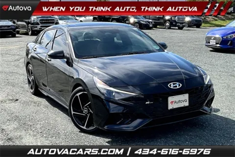 Black 2022 Hyundai Elantra N Line for sale in Madison Heights, VA