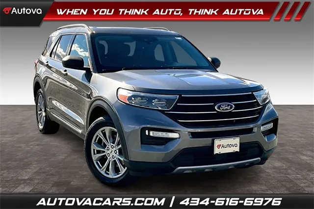 Gray 2022 Ford Explorer XLT for sale in Madison Heights, VA