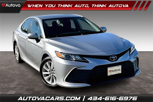 Silver 2022 Toyota Camry LE for sale in Madison Heights, VA