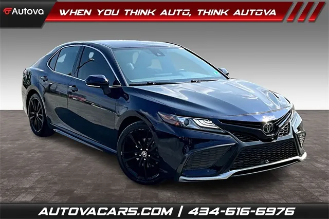 Blue 2022 Toyota Camry XSE for sale in Madison Heights, VA