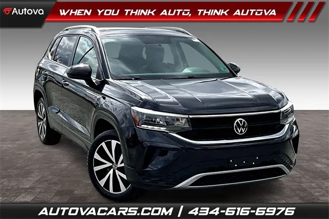 Black 2022 Volkswagen Taos 1.5T SE for sale in Madison Heights, VA
