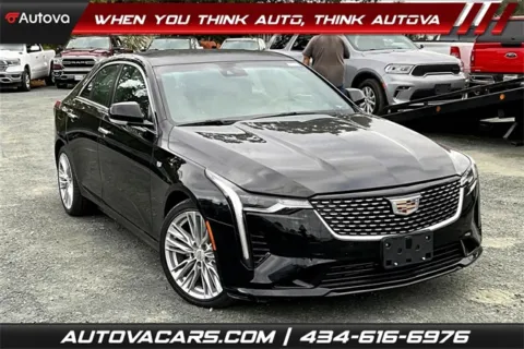Black 2022 Cadillac CT4 Premium Luxury for sale in Madison Heights, VA